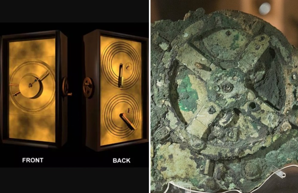 A Shocking Discovery from 2000-year-old Shipwreak: The Antikythera Mechanism @biblioteca.lucianblaga.1 | @SocSciclopedia/Facebook